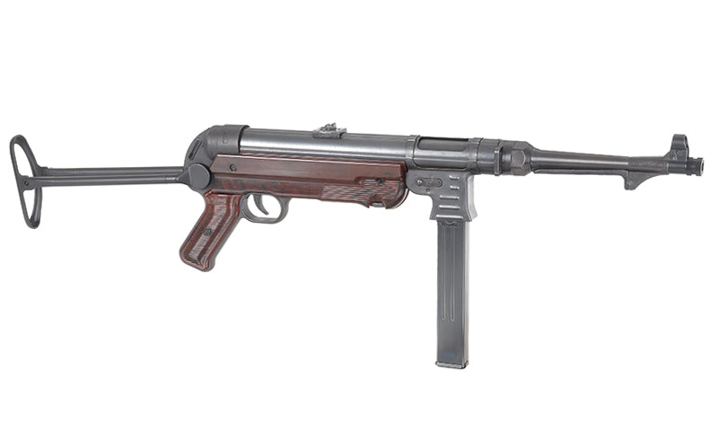 MP40 helmetal AEG maskinpistol Replica - Brown/Oxidized