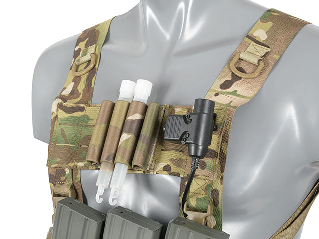 MOLLE Panel 6x3 for chest rig harness LASER CUT