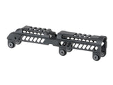 Lightweight russisk AK gas tube cover long - Sort