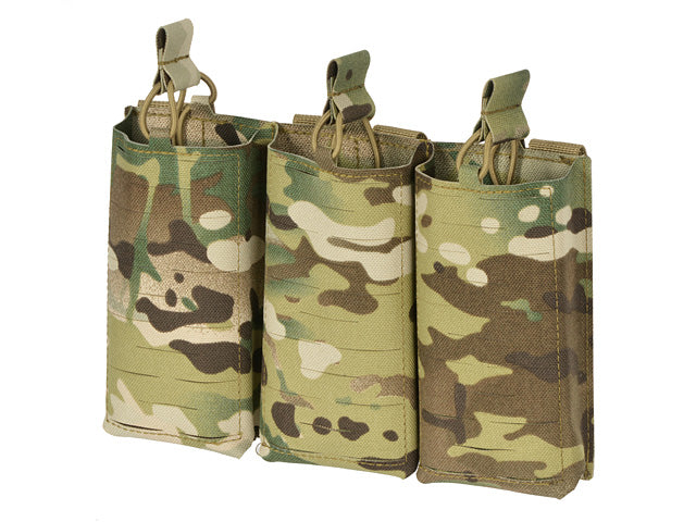 Laser-Cut Panel with 3 AK Magazine Pouches - Multicamo