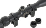 Scope 3-9x40E with high mounting rings