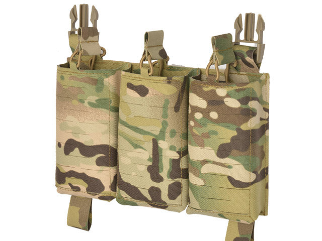 Panel Buckle Up Laser-Cut for 3 AR15/AK Magazines - Multicamo
