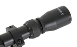 Scope 3-9x40 with high mount rings