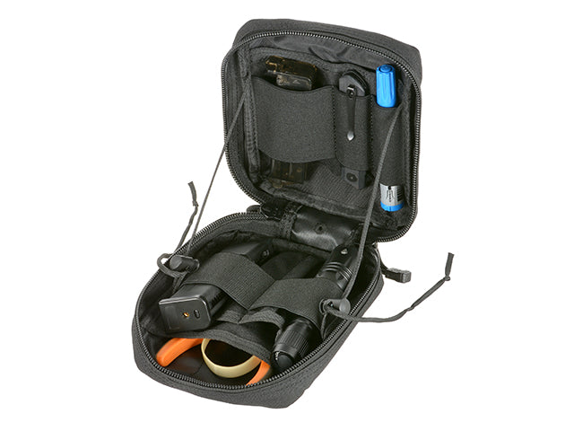 Large Laser-Cut General-Purpose Pouch - Black
