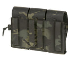 Triple Pouch for 6 AR15 Magazines, Laser Cut - Multicamo Black