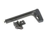 Minimalist Foldbar Skeleton Kolbe til Picatinny Skinne