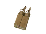 Open top double pistol mag pouch - MULTICAMO