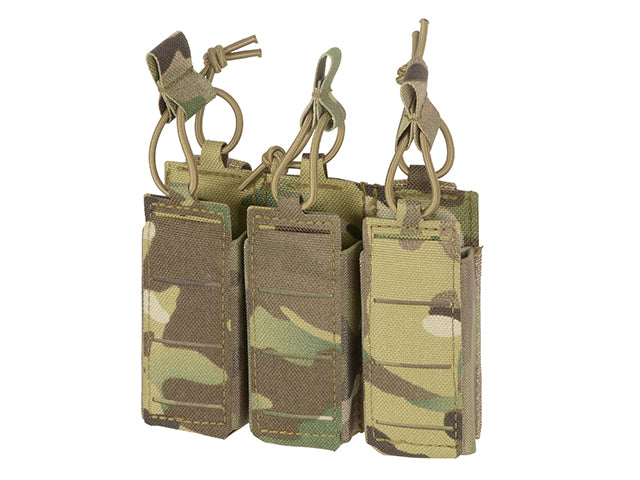Triple Elastic Pistol Magazine Pouch Laser-cut - Multicamo