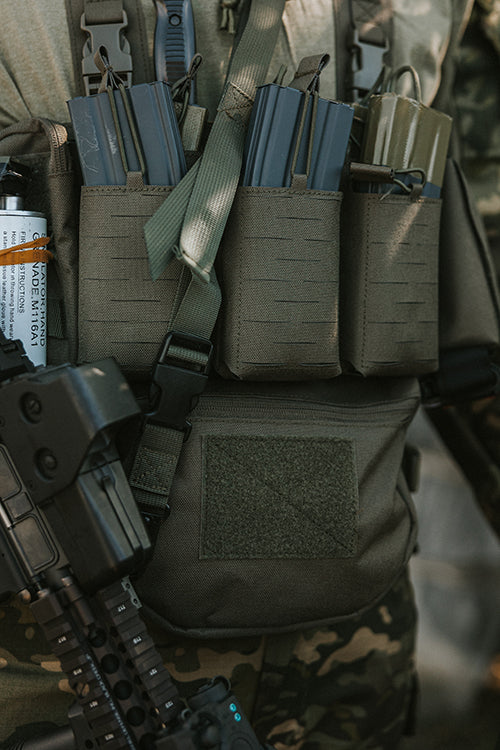 Drop-Down Utility Pouch for Armor Carrier Mod. 2 - Ranger Green