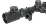 Scope 3-9x50 with high mounting rings