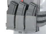 Detachable Elastic Trippel magasinlomme - Coyote Brun