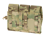 Triple Pouch for 6 AR15 Magazines, Laser Cut - Multicamo