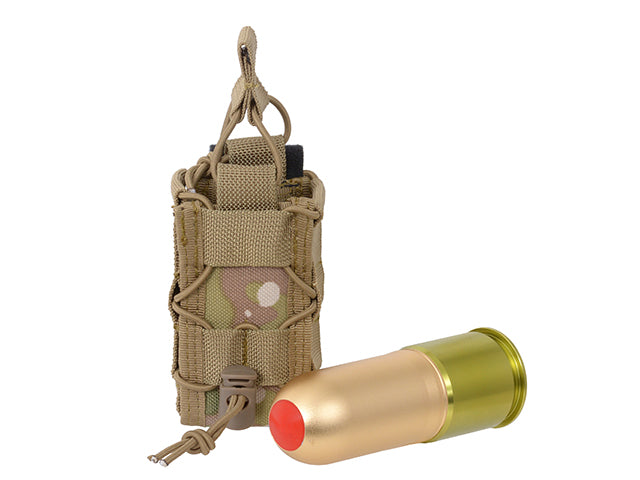 Belt Mounted 40mm Grenade Speed Pouch - Multicamo