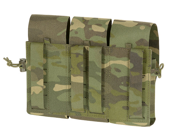 Triple Pouch for 6 AR15 Magazines, Laser Cut - Multicamo Tropic