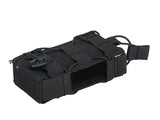 Open-Top Radio Pouch - Black