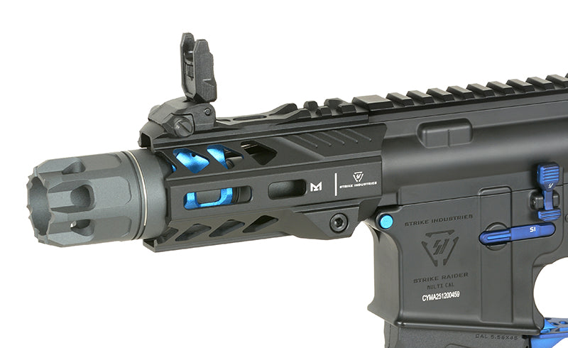 Strike industries 4" Raiders Competition PDW AEG Riffel, GEN-2 - Blå
