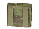 Triple Laser-Cut Pistol Magazine Pouch with Flap - MT