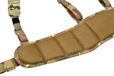 Patrol Tactical Belt with Suspenders MOLLE, Laser Cut - Multicamo