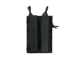 Open top double pistol mag pouch