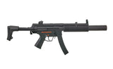 JG067 S6 Airsoft SMG med integreret lyddæmper