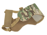 Low-Profile Mesh Mask with Cheek and Ear Protection type A - Multicamo