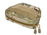 Drop Down Under Zip Pouch for Plate Carrier - Multicamo