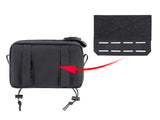 Two-Pocket Utility Pouch with Mounting Panel, Laser Cut
