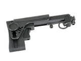 AK russisk telescopic foldable kolbe - Sort