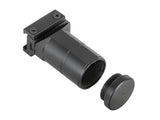 Aluminium russisk front greb til Picatinny skinne - Sort