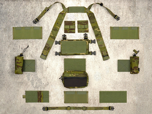 Micro MK3 Chest Rig - Woodland