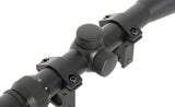 Scope 3-9x40 with high mount rings