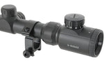 Scope 3-9x50 with high mounting rings
