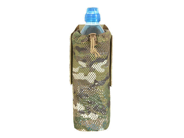 Foldable Bottle Pouch, dual mounting system, Laser Cut - Multicamo
