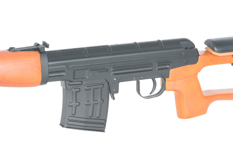 SVD Airsoft Bolt Action Sniper Riffel - ægte træ