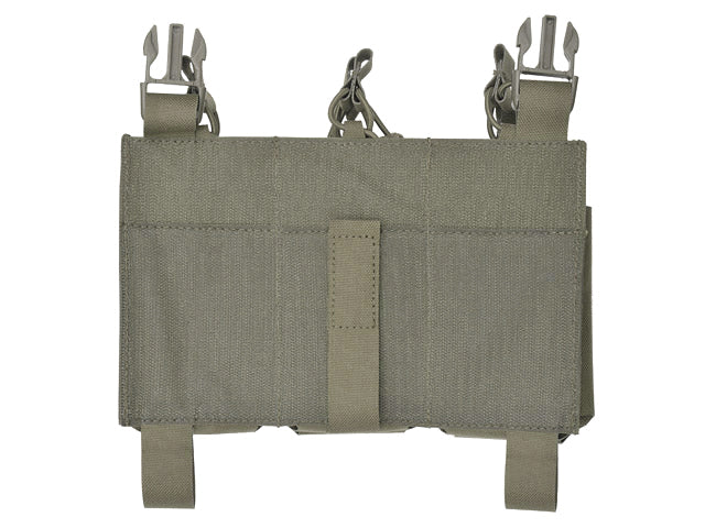 Laser-Cut Buckle Up Panel for 6 AR15 / AK Magazines - Ranger Green