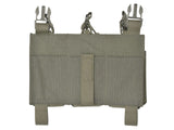 Laser-Cut Buckle Up Panel for 6 AR15 / AK Magazines - Ranger Green
