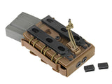 Soft Shell Rifle 5,56 Mag Pouch with MOLLE Clips - Black