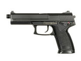 SOCOM pistol replica med lyddæmper (Grøn Gas version)