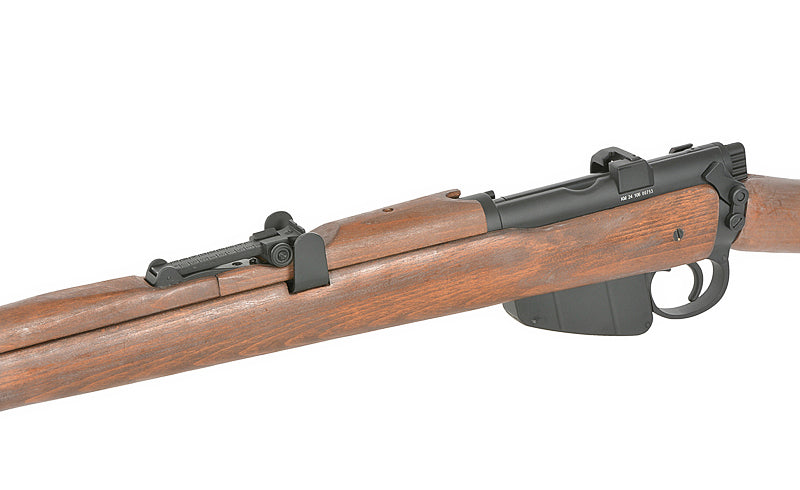 WWII SMLE No.1 MK III Bolt-Action Riffel Replica - ægte træ