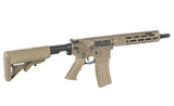 WE13 DSG 9,5" M4/AR-15 Knight's Armament Airsoft Riffel, 50 RPS, ETU - TAN