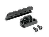 Offset Light/Optic Montage 45 degree - KeyMod - Mlock - Sort