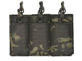 Laser-Cut Panel with 6 AR15/AK Magazine Pouches - MB