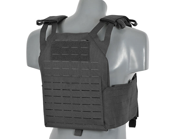 Laser-Cut “Buckle Up" Operator Plate Carrier with AR15/AK Magazine Pouch