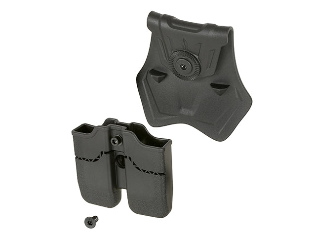 1911 Airsoft Dobbelt magasinlomme Serie - Sort