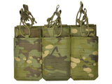 Laser-Cut Panel with 6 AR15/AK Magazine Pouches - MT