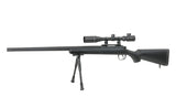 Scope 3-9x40E with high mounting rings