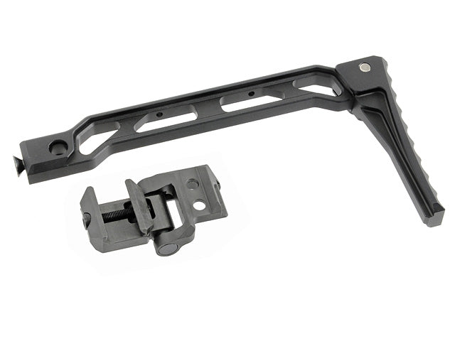 Curved Foldbar Skeleton Kolbe til Picatinny Skinne