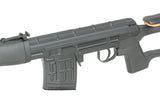 SVD Airsoft Bolt Action Sniper Riffel - Sort