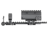 Replica Style NADS Montage 30mm Kikkertsigte Ring Assembly (7.62 Version) - Sort