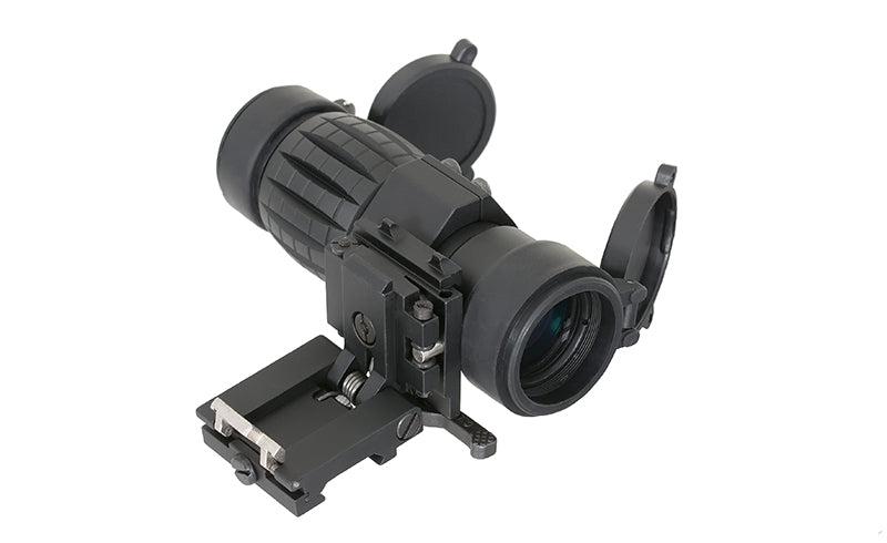 Tactical 3X Magnifier with Flip to Side Mount - Black